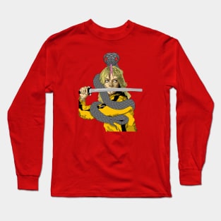 Kill Bill The Bride Digital Artwork Long Sleeve T-Shirt